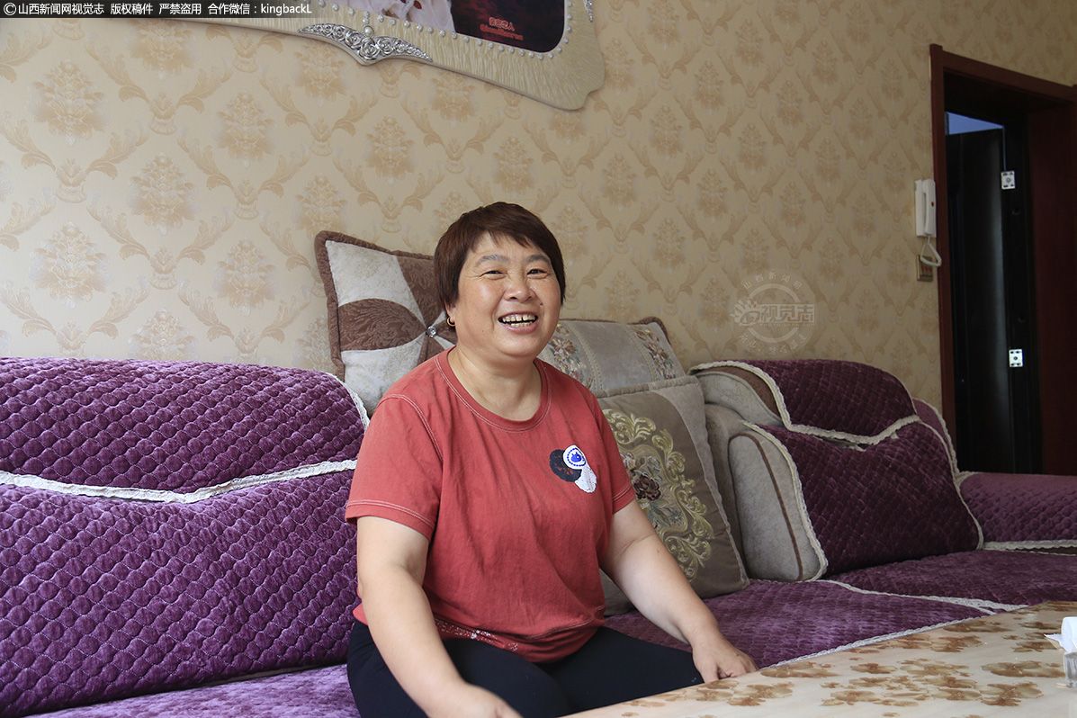      郭香莲（53岁），2018年搬迁到新的住房。